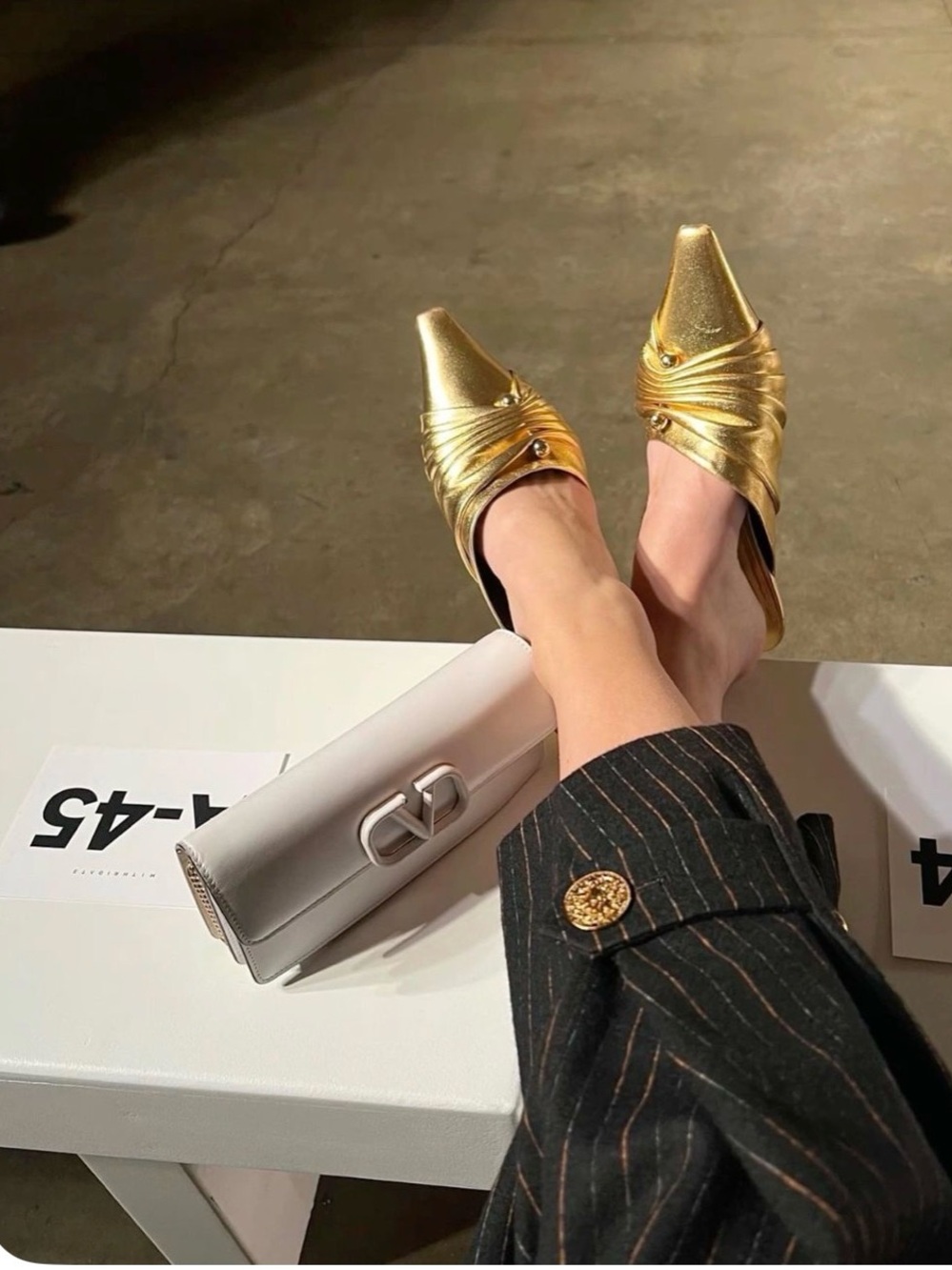 ZARA/NWT GENUINE LEATHER KITTEN HEEL MULES SIZE 8